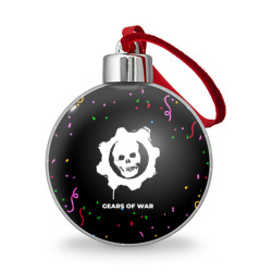 Ёлочный шар Gears of War конфети