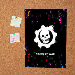 Постер Gears of War конфети - фото 2