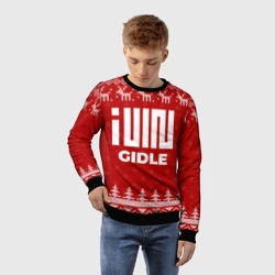 Детский свитшот 3D Новогодний Gidle с оленями - фото 2