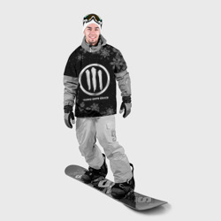 Накидка на куртку 3D Снежный Three Days Grace - фото 2