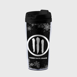 Термокружка-непроливайка Снежный Three Days Grace