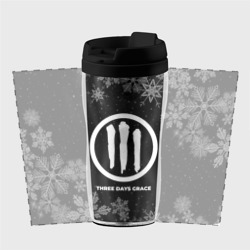 Термокружка-непроливайка Снежный Three Days Grace - фото 2