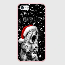 Чехол для iPhone 5/5S матовый Белка в гневе - где подарки