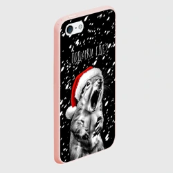 Чехол для iPhone 5/5S матовый Белка в гневе - где подарки - фото 2