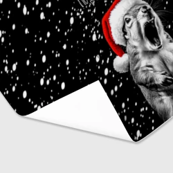 Бумага для упаковки 3D Белка в гневе - где подарки - фото 2