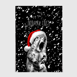 Постер Белка в гневе - где подарки