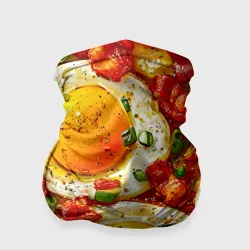 Бандана-труба 3D Яичница-глазунья