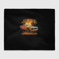 Плед 3D Автомобиль Ford Mustang
