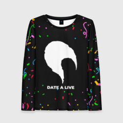 Женский лонгслив 3D Date A Live конфети