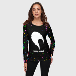 Женский лонгслив 3D Date A Live конфети - фото 2