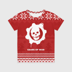 Детская футболка 3D Новогодний Gears of War