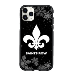Чехол для iPhone 11 Pro Max матовый Снежный Saints Row
