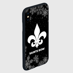 Чехол для iPhone XS Max матовый Снежный Saints Row - фото 2