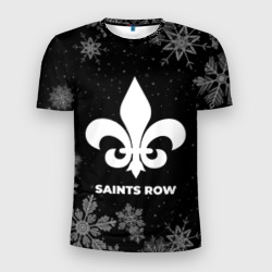 Мужская футболка 3D Slim Снежный Saints Row