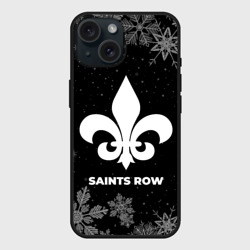 Чехол силиконовый для Apple iPhone 15 матовый Снежный Saints Row