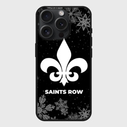 Чехол силиконовый для Apple iPhone 15 Pro матовый Снежный Saints Row