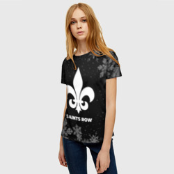 Женская футболка 3D Снежный Saints Row - фото 2