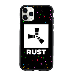 Чехол для iPhone 11 Pro Max матовый Rust конфети