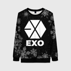 Женский свитшот 3D Снежный Exo