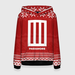 Женская толстовка 3D Новогодний Paramore