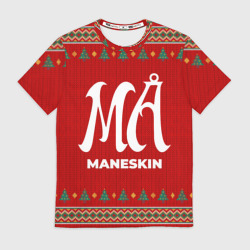 Мужская футболка 3D Maneskin new year