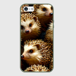 Чехол для iPhone 5/5S матовый Ежи