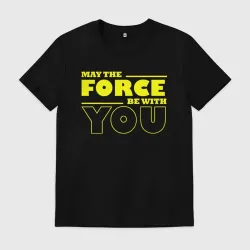 Мужская футболка хлопок May the force be with you Star wars