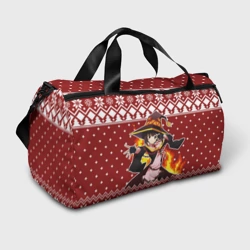 Сумка спортивная 3D Мегумин свитер новогодний