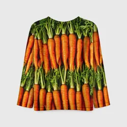 Детский лонгслив 3D Морковь с ботвой - фото 2