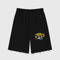 Женские шорты oversize футер хлопок Все персонажи Деревни дураков