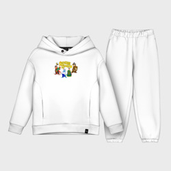 Детский костюм хлопок Oversize Все персонажи Деревни дураков