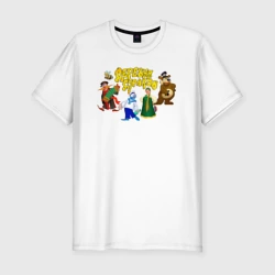 Мужская футболка хлопок Slim Все персонажи Деревни дураков