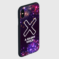 Чехол для iPhone XS Max матовый Праздничный A Silent Voice - фото 2