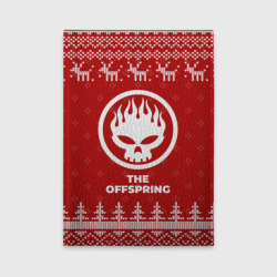 Обложка для автодокументов Новогодний The Offspring с оленями