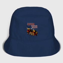 Мужская панама хлопок Зачем накуривать пчелу - прикол из Каламбура