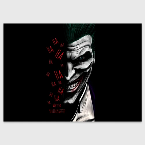 Поздравительная открытка Joker in the dark