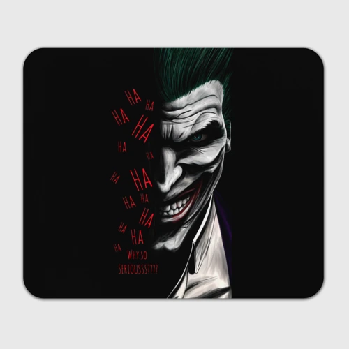 Прямоугольный коврик для мышки Joker in the dark