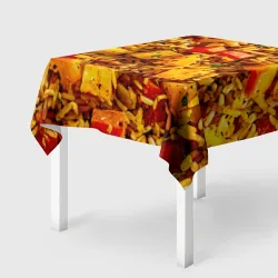 Скатерть 3D Плов с овощами