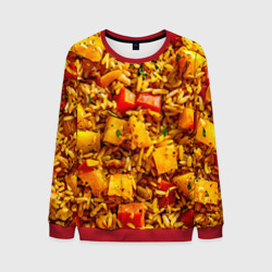 Мужской свитшот 3D Плов с овощами