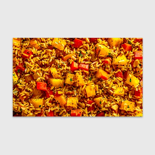 Бумага для упаковки 3D Плов с овощами