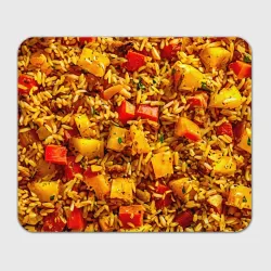 Прямоугольный коврик для мышки Плов с овощами