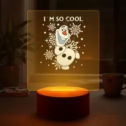 Светильник-ночник Олаф Холодное сердце - снеговик i'm so cool - фото 2