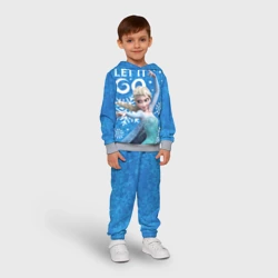 Детский костюм с толстовкой 3D Эльза Холодное сердце let it go - фото 2