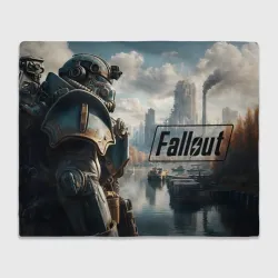 Плед 3D Fallout - brotherhood of steel armour  