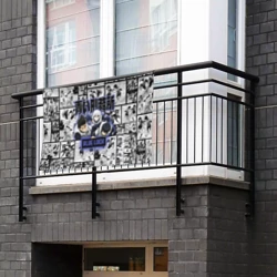 Флаг-баннер Блю лок синяя тюрьма  - фото 2