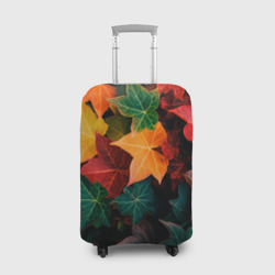 Чехол для чемодана 3D Осенние листья винограда 