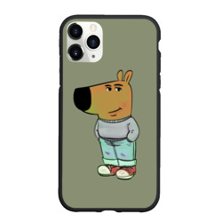 Чехол для iPhone 11 Pro Max матовый Чиловый парень - мем