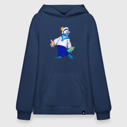 Худи SuperOversize хлопок Морячок из Деревня дураков - Каламбур