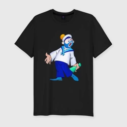 Мужская футболка хлопок Slim Морячок из Деревня дураков - Каламбур