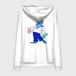 Мужская толстовка на молнии хлопок Морячок из Деревня дураков - Каламбур